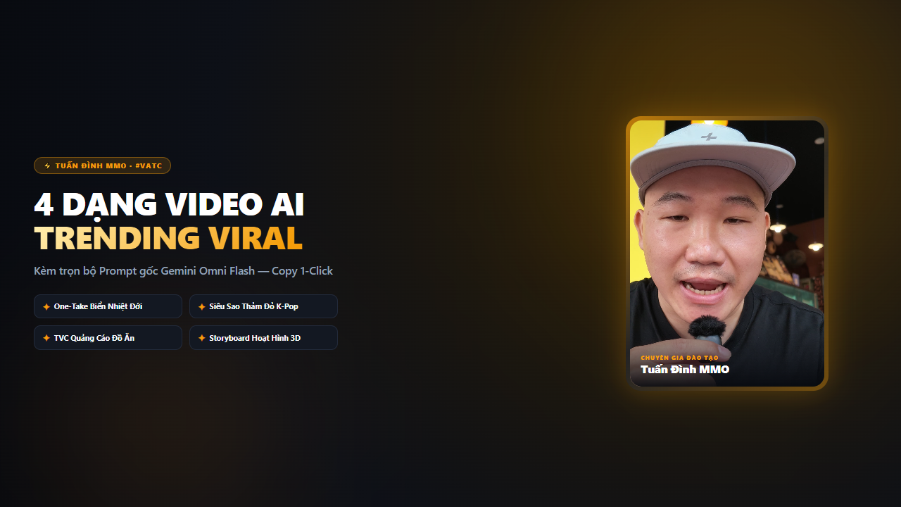 4 Dạng Video AI Trending